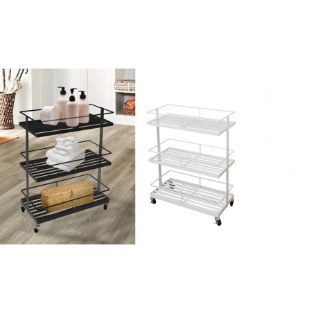 UTILITY METAL SHELF ROLLING RACK - WELLS - Kitchen and living room ...